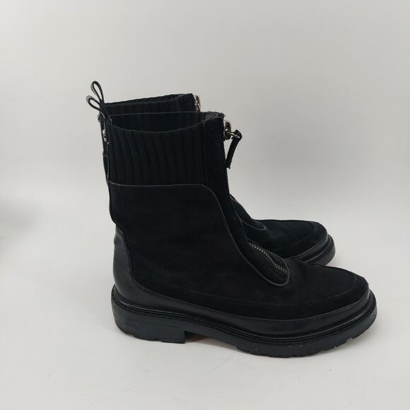 Sam Edelman Leone Lug Zipper Sole Chelsea Boots Size 8.5 M - Picture 2 of 8